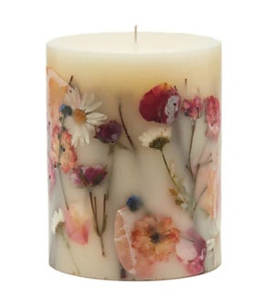 CANDLE/Apricot Rose - 6.5"