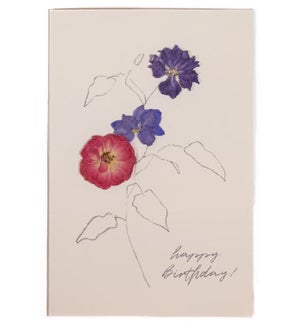 CARD/Happy Birthday-Mini Rose