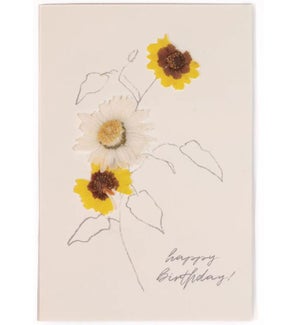 CARD/Happy Birthday - Tickseed