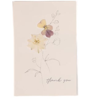 CARD/Thank You - Wh Larkspur