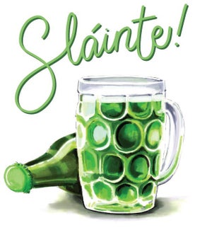 STP/Slainte Green Beer