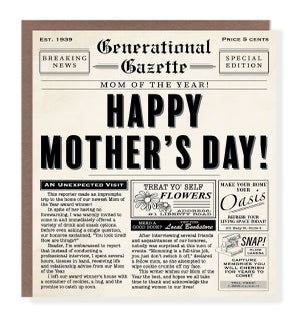MD/Mother's Day Newspaper
