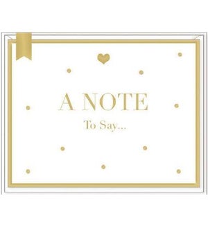 NOTECARD/A Note To Say