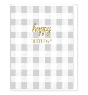 BDB/Happy Birthday Gingham
