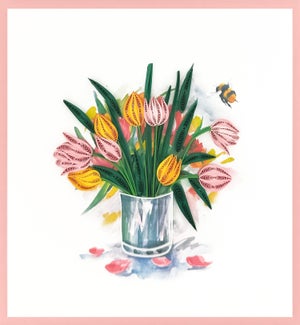 BL/Tulips In Vase (OOS)