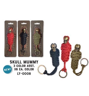 KEYRINGS/Skull Mummy Asst.