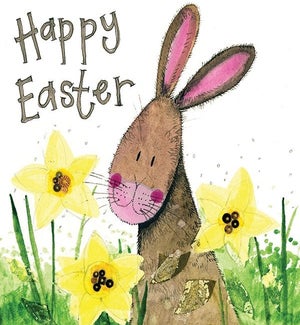 EAB/Rabbit & Daffodils