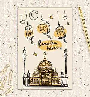 RA/Ramadan Line Drawing