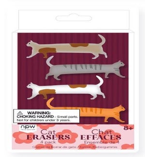 ERASERS/Cats - 4pk