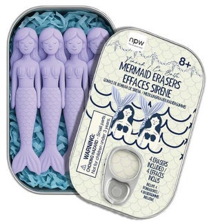 ERASERS/Mermaid - 4pk