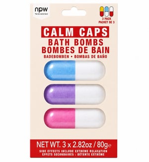 BATHBOMB/Calm Capsules 3pk
