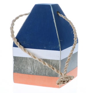 BUOY/Grey Navy Coral Stripe