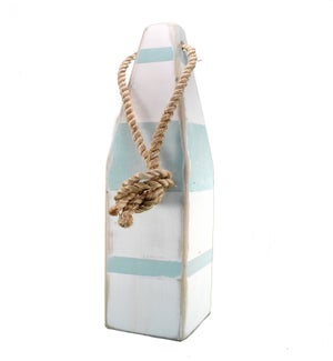 BUOY/White Aqua Thin Stripe