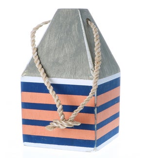 BUOY/Grey Navy Coral Stripe