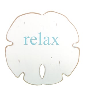 SANDDOLLAR/White with "RELAX"