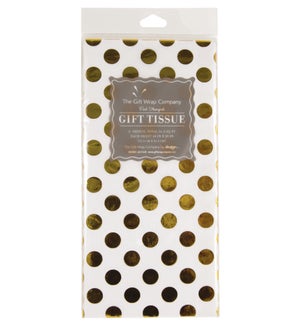 TISSUE/Golden Spots Foil