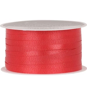 RIBBON/Red Solid Curling