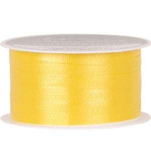RIBBON/Yellow Solid Curling