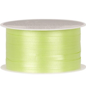 RIBBON/Lime Solid Curling