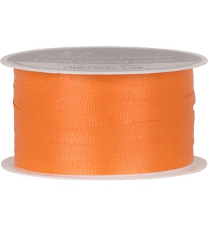 RIBBON/Orange Solid Curling