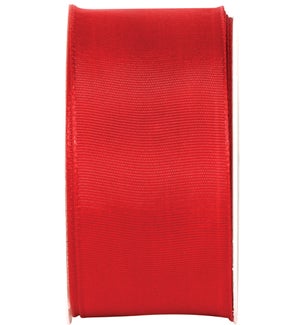 RIBBON/Wire Edge Red