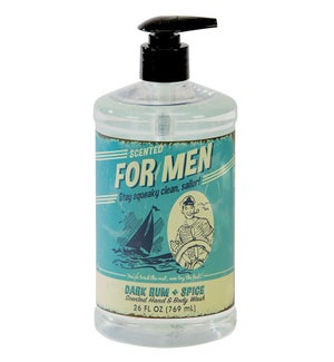 BODYWASH/Dark Rum & Spice