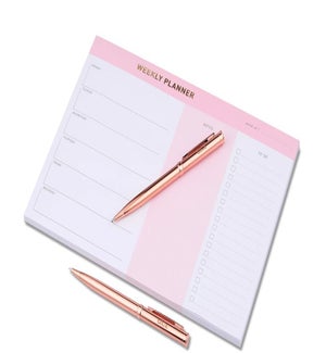 PLANNER/Weekly Planner w/Pens