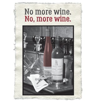 BD/No More Wine