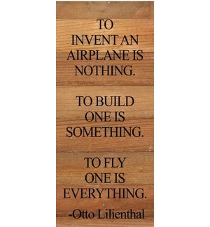 SIGN/To Invent An Airplane