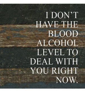SIGN/Blood Alcohol