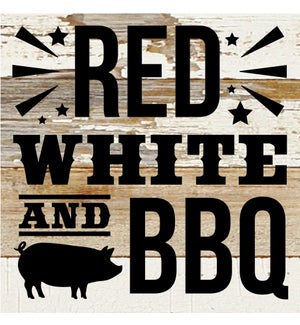 SIGN/Red White And Bbq