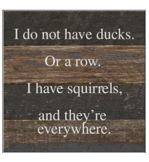 SIGN/I Do Not Have Ducks