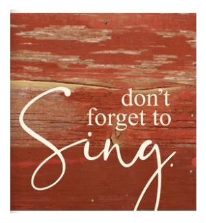 SIGN/Don't Forget To Sing.