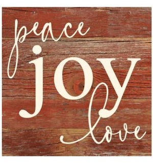 SIGN/Peace, Joy, Love