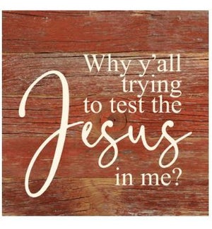 SIGN/Test The Jesus In Me?