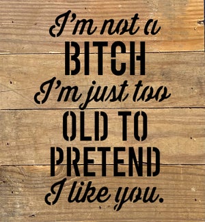 SIGN/Too Old To Pretend