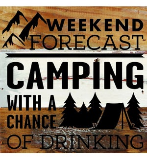 SIGN/Weekend Forecast Camping