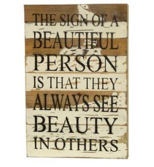 SIGN/See Beauty In Others