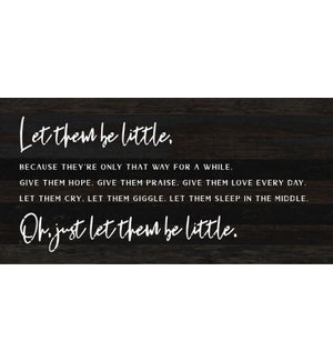 SIGN/Let Them Be Little