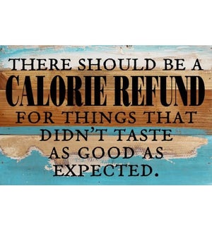 SIGN/A Calorie Refund