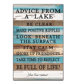 SIGN/Advice From A Lake