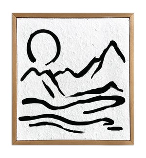 WALLDECOR/Ink Painting Scene