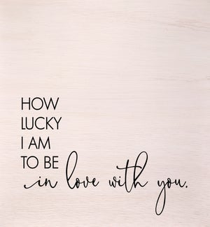 SIGN/How Lucky I Am To Be