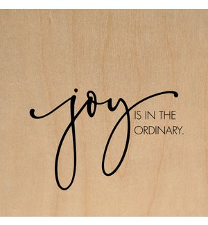 SIGN/Joy Is In The Ordinary