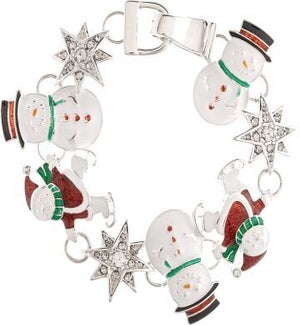 BRACELET/Skating Snowmen