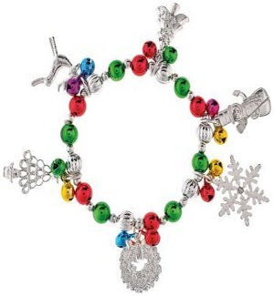 BRACELET/Silver Holiday Bells
