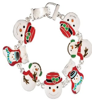 BRACELET/Snowman & Stocking