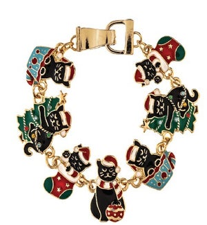 BRACELET/Winter Grumpy Cat