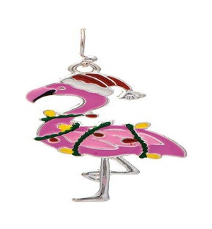 EARRING/Holiday Flamingo