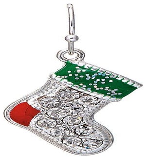 EARRING/Crystal Xmas Stocking
